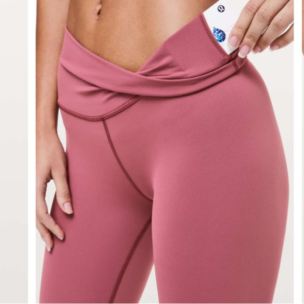 Lululemon - Wunder Under High-Rise Tights Full-On 28" W5ANDS | Misty Merlot | 12 - Picture 4 of 15